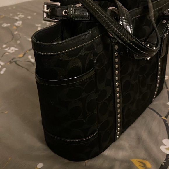 Vintage style Coach tote - Picture 3 of 4